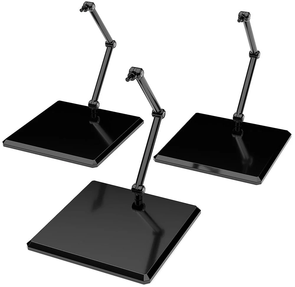 The Simple Stand Mini Nendoroid More for Mini Figures & Models Black 3-Pack